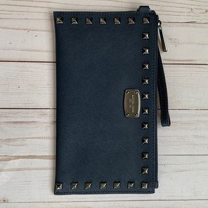 Michael Kors Navy Blue Wristlet Purse
